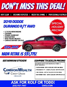 2019 Dodge Durango flyer